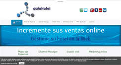 Desktop Screenshot of datahotel.net